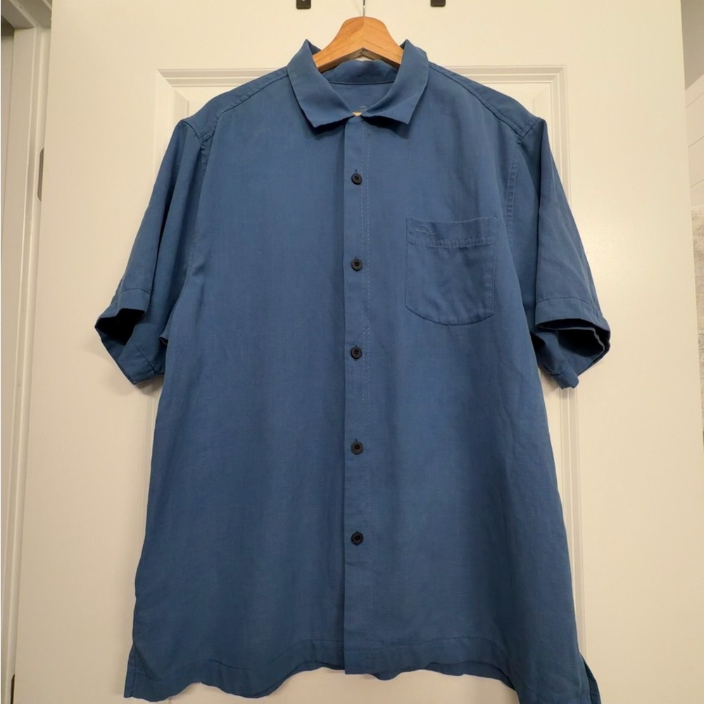 Tommy Bahama Men's Blue Short Sleeve Shirt